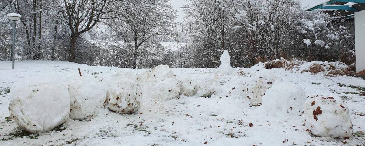Schule Im Winter
